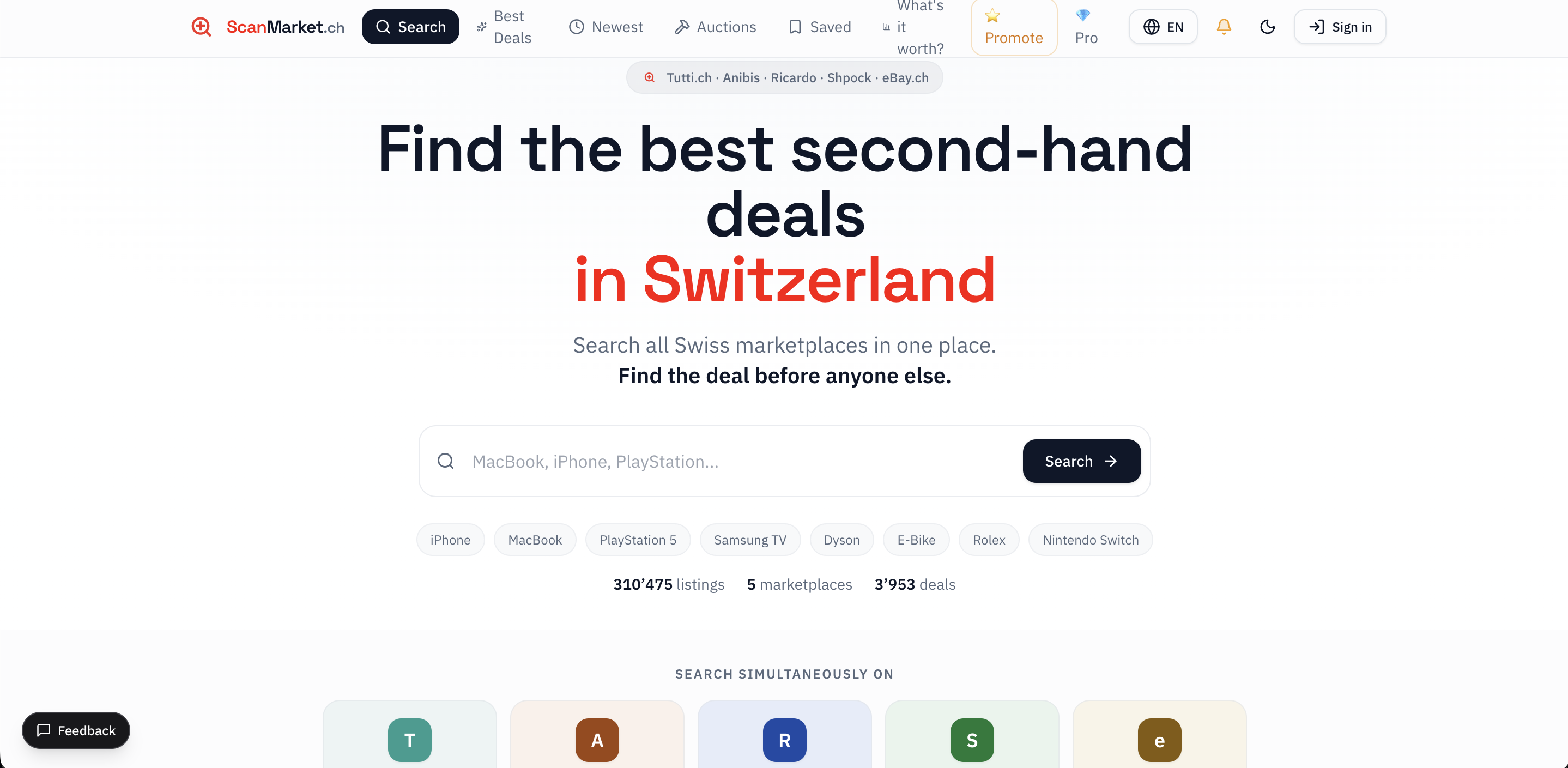 ScanMarket.ch - Desktop