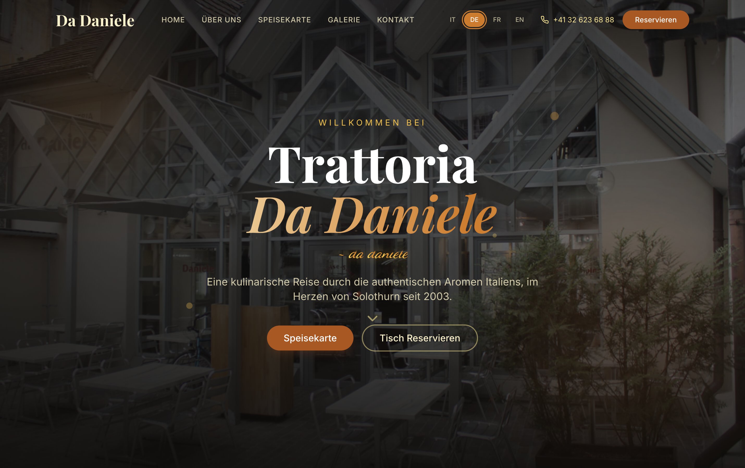 Trattoria Da Daniele - Desktop